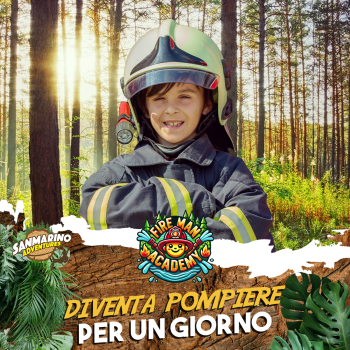 FIRE MAN ACCADEMY DIVENTA POMPIERE PER UN GIORNO! Nuova fanstastica attrazione da giugno 2025!